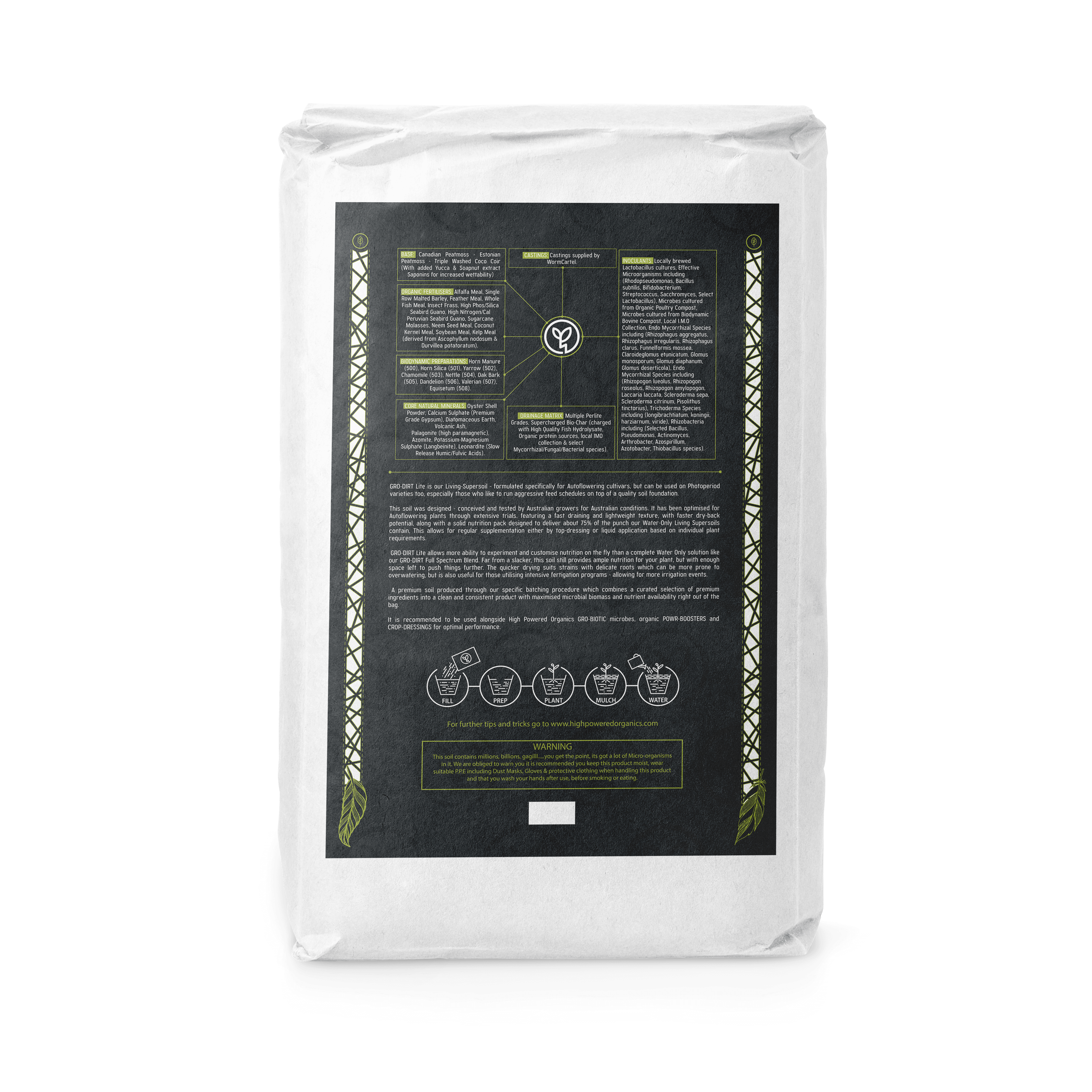 GRO-DIRT Lite – Organic Living Soil