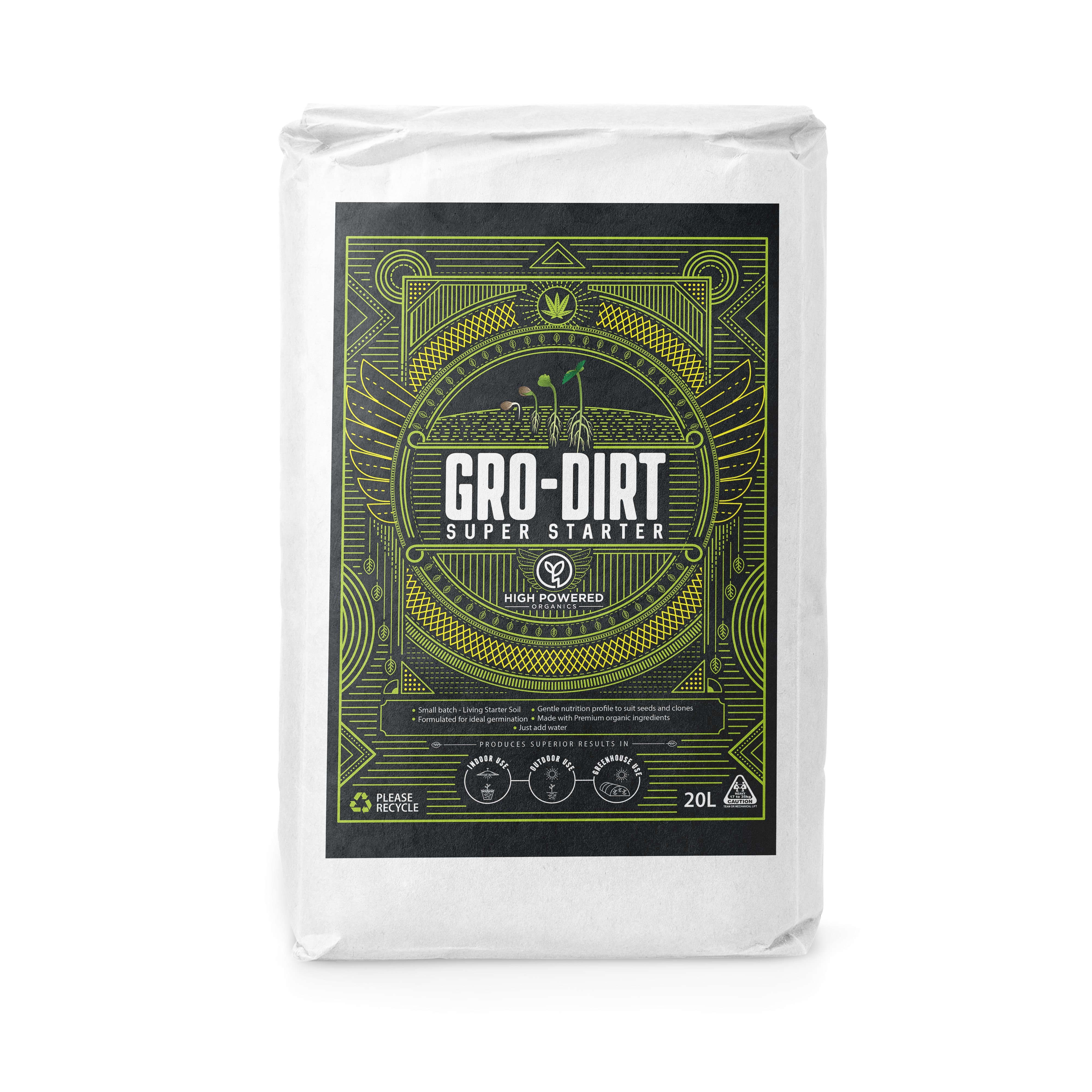 GRO-DIRT™ SUPER STARTER Organic Living Super Soil