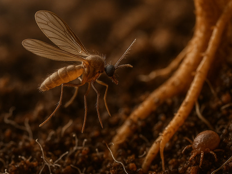 Fungus Gnats in Living Soil: Myths, Truths & Real Fixes