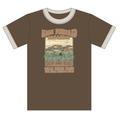 Retro Ringer T-Shirt "What Comes From The Dirt Doesn't Hurt" design - High Powered Organics